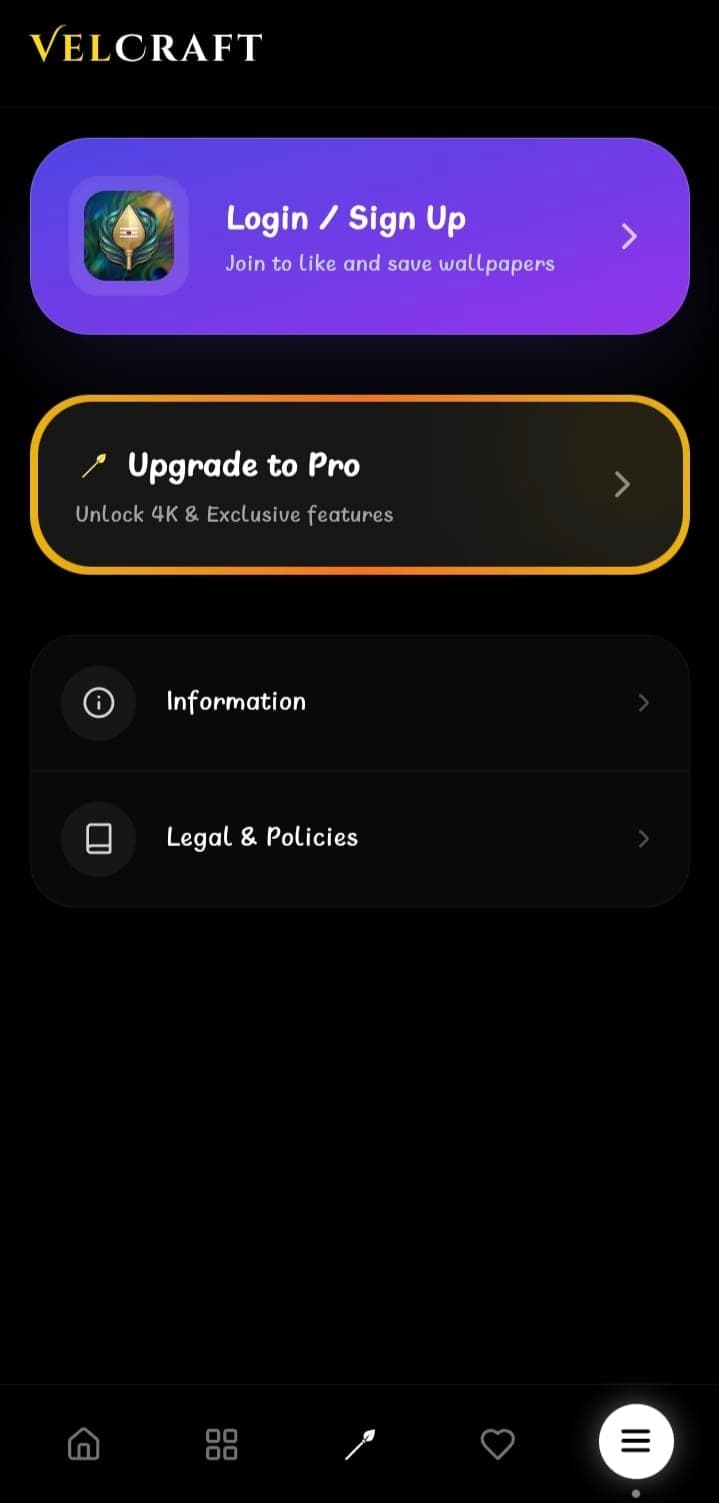 VelCraft Interface 2